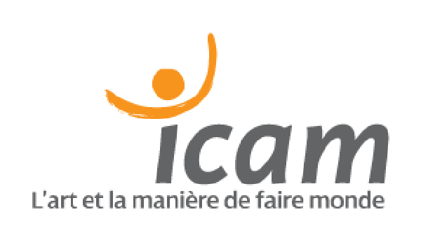 Logo de ICAM, l'art et la manière de faire monde